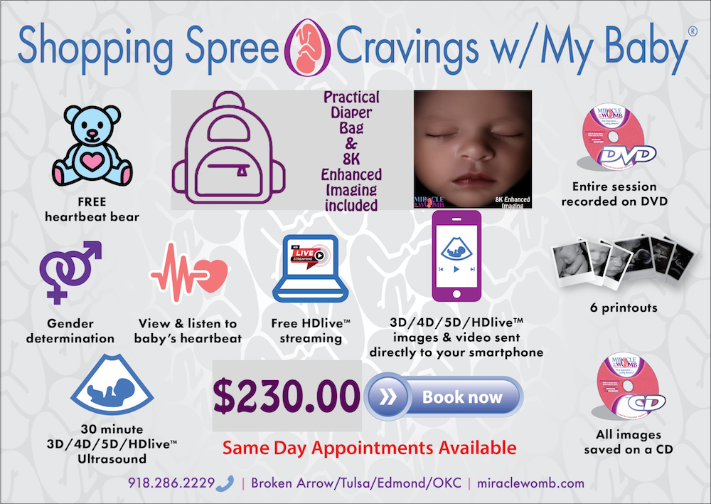 $230 shopping spree package 4d ultrasound